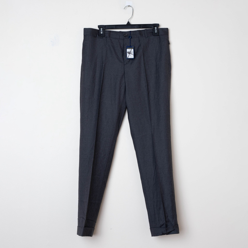 POLO REST MED GREY Wool Pants in Gray - Size 10